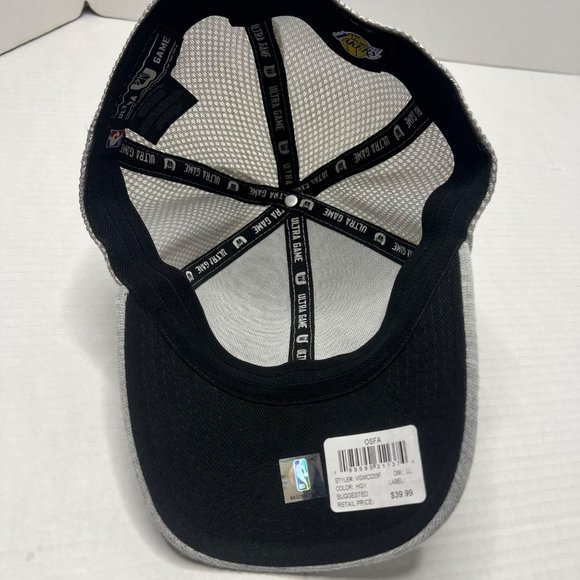 NBA Los Angeles Lakers Ultra Game Gray Heather Flexfit Hat - One Size Fits Most - Picture 10 of 10